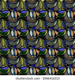 Abstract color seamless pattern for new background.
