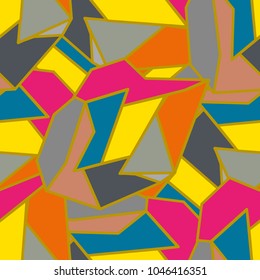 Abstract color seamless pattern for new background.