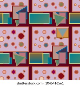Abstract color seamless pattern for new background.
