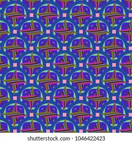 Abstract color seamless pattern for new background.