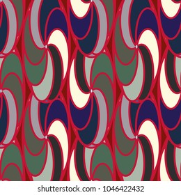Abstract color seamless pattern for new background.