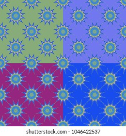 Abstract color seamless pattern for new background.