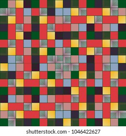 Abstract color seamless pattern for new background.