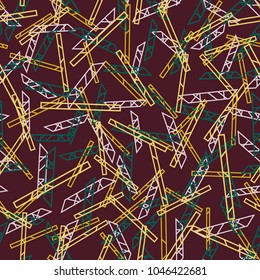 Abstract color seamless pattern for new background.