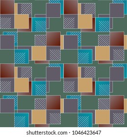 Abstract color seamless pattern for new background.