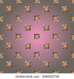 Abstract color seamless pattern for new background.