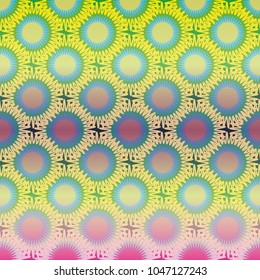 Abstract color seamless pattern for new background.