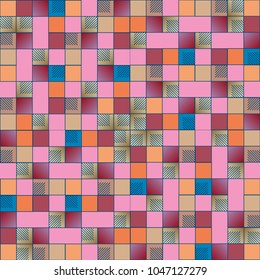 Abstract color seamless pattern for new background.