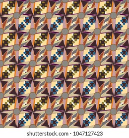 Abstract color seamless pattern for new background.