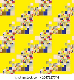 Abstract color seamless pattern for new background.