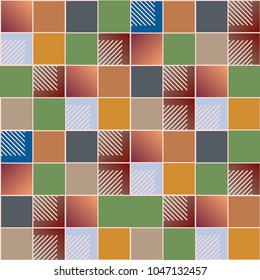 Abstract color seamless pattern for new background.