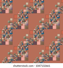 Abstract color seamless pattern for new background.