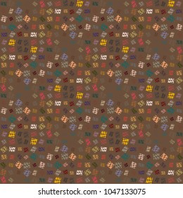 Abstract color seamless pattern for new background.