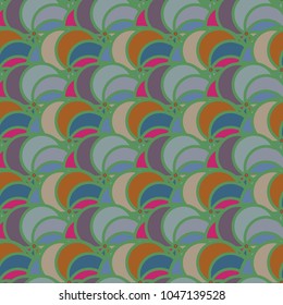 Abstract color seamless pattern for new background.