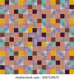 Abstract color seamless pattern for new background.