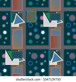 Abstract color seamless pattern for new background.