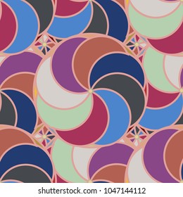 Abstract color seamless pattern for new background.