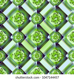 Abstract color seamless pattern for new background.