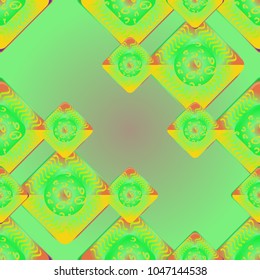 Abstract color seamless pattern for new background.