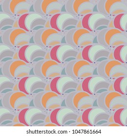 Abstract color seamless pattern for new background.