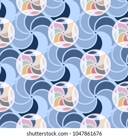 Abstract color seamless pattern for new background.