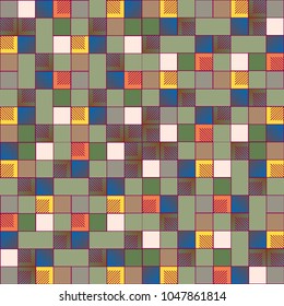 Abstract color seamless pattern for new background.