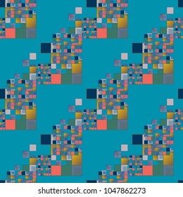 Abstract color seamless pattern for new background.