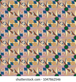 Abstract color seamless pattern for new background.