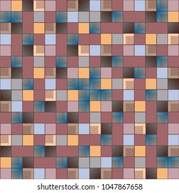 Abstract color seamless pattern for new background.