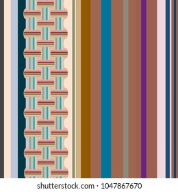 Abstract color seamless pattern for new background.