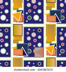 Abstract color seamless pattern for new background.