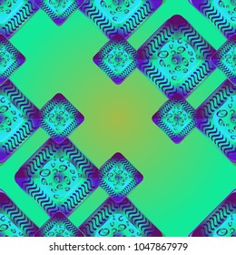 Abstract color seamless pattern for new background.