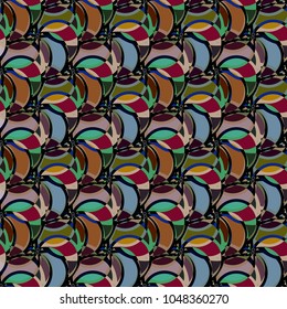 Abstract color seamless pattern for new background.