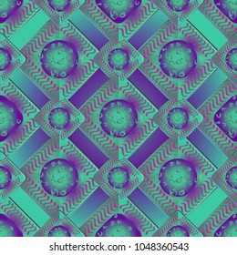 Abstract color seamless pattern for new background.