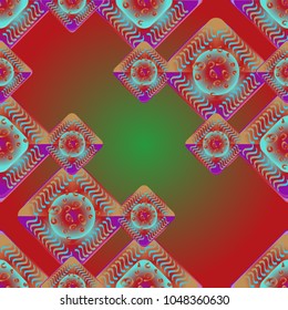 Abstract color seamless pattern for new background.