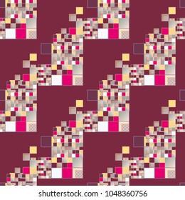 Abstract color seamless pattern for new background.