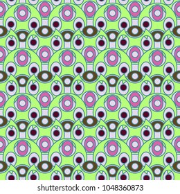Abstract color seamless pattern for new background.