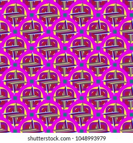 Abstract color seamless pattern for new background.