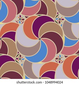 Abstract color seamless pattern for new background.