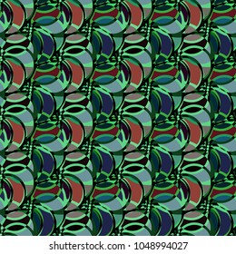 Abstract color seamless pattern for new background.
