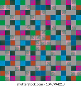 Abstract color seamless pattern for new background.