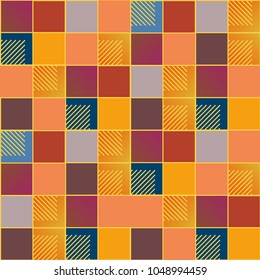 Abstract color seamless pattern for new background.