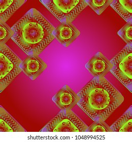 Abstract color seamless pattern for new background.