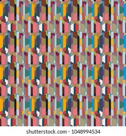 Abstract color seamless pattern for new background.