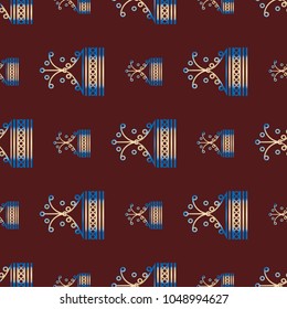 Abstract color seamless pattern for new background.