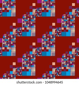 Abstract color seamless pattern for new background.