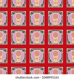 Abstract color seamless pattern for new background.