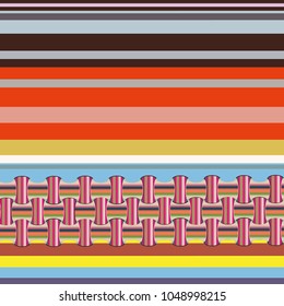 Abstract color seamless pattern for new background.