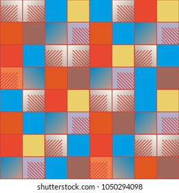 Abstract color seamless pattern for new background.