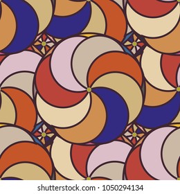 Abstract color seamless pattern for new background.